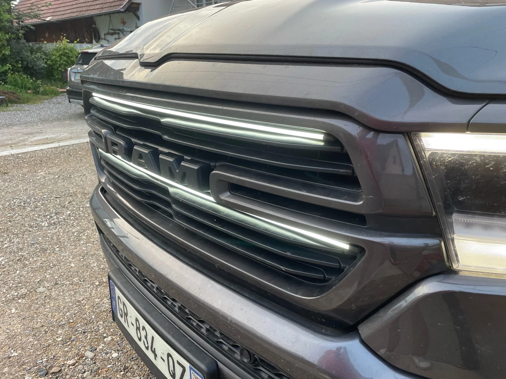 2019-2024 Ram 1500 Laramie LED Grill Accent Lights Bar Kit - Image 3