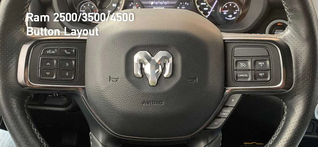 2019-2025+ Ram 1500 2500 HD Custom Carbon Fiber Steering Wheel - Image 17