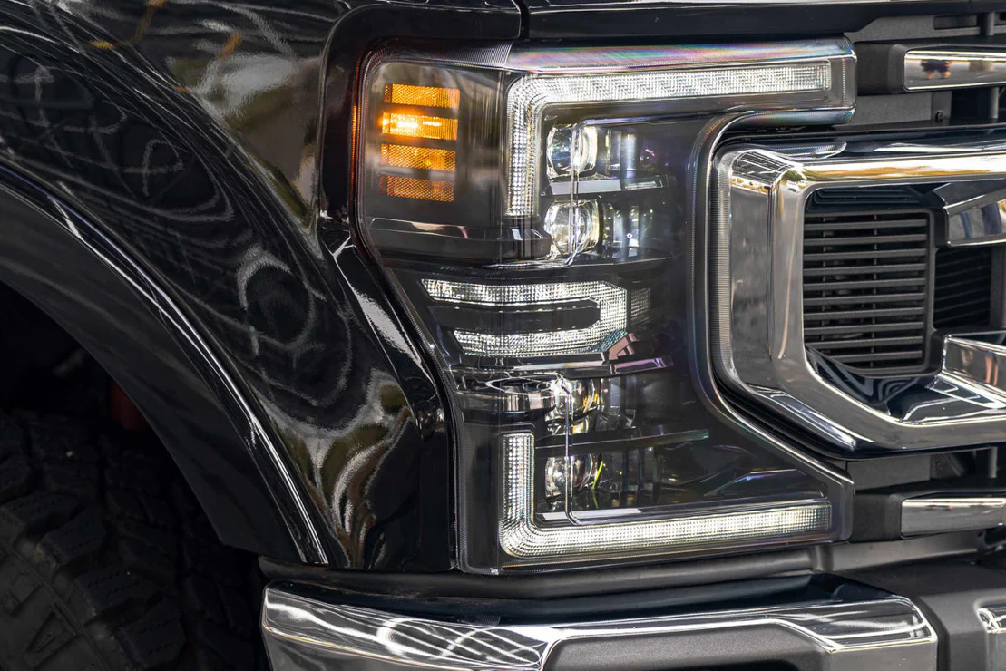2020-2022 Ford Super Duty F250 F350 LED DRL Projector Replacement Headlights - Image 13