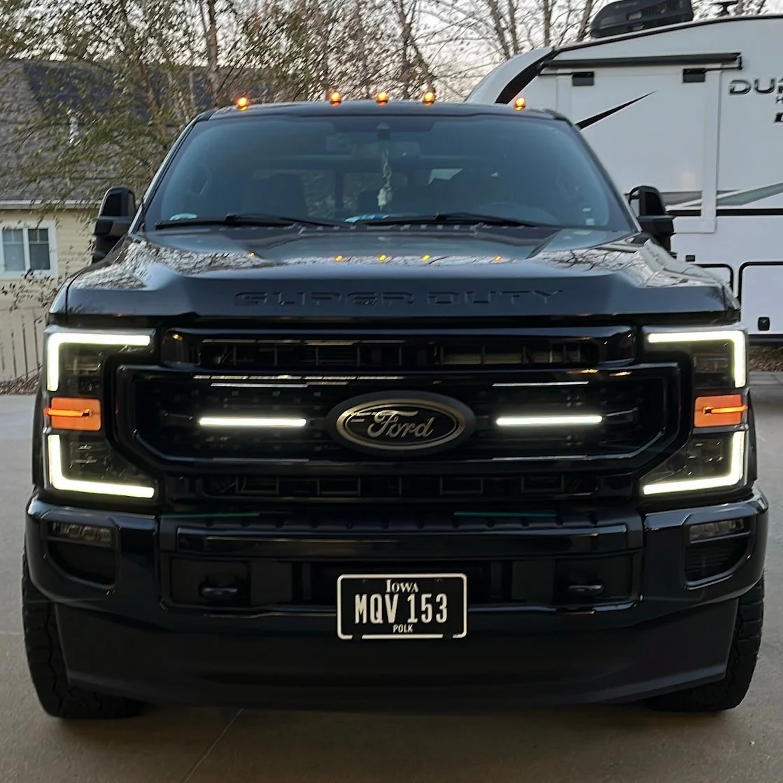 2020-2022 Ford Super Duty F250 Scanning LED Center Grill Accent Lights Kit - Image 5