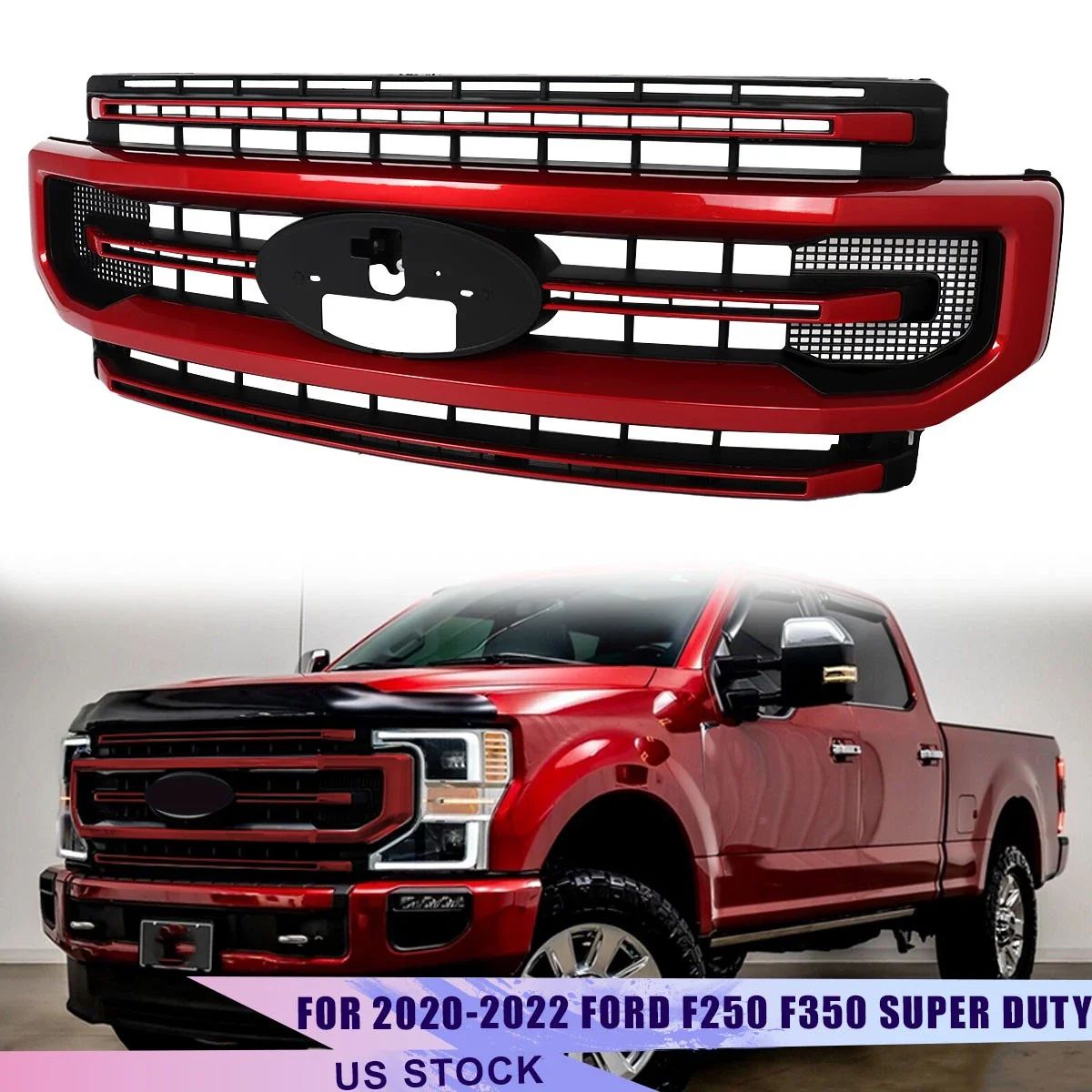 2020-2022 Ford Super Duty F250/F350 Platinum Grill - Image 8