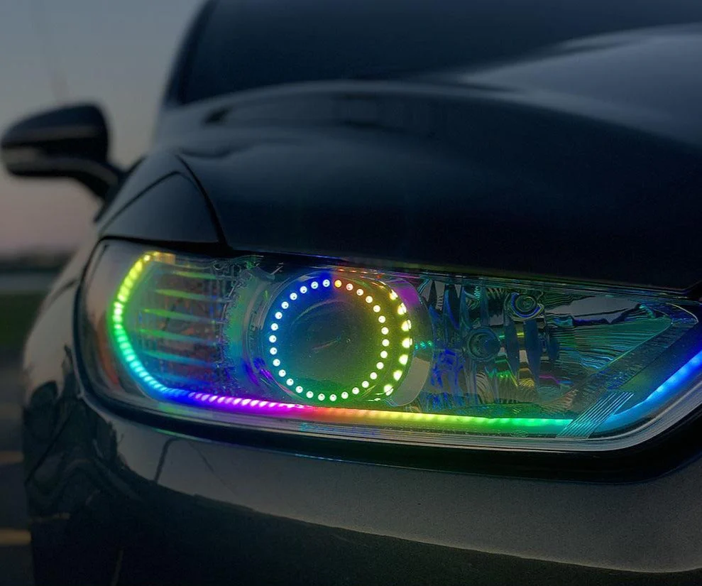 2020-2026+ Cadillac CT4 CT5 CT6 RGBW Flow Series LED DRL Tube Kit - Image 10