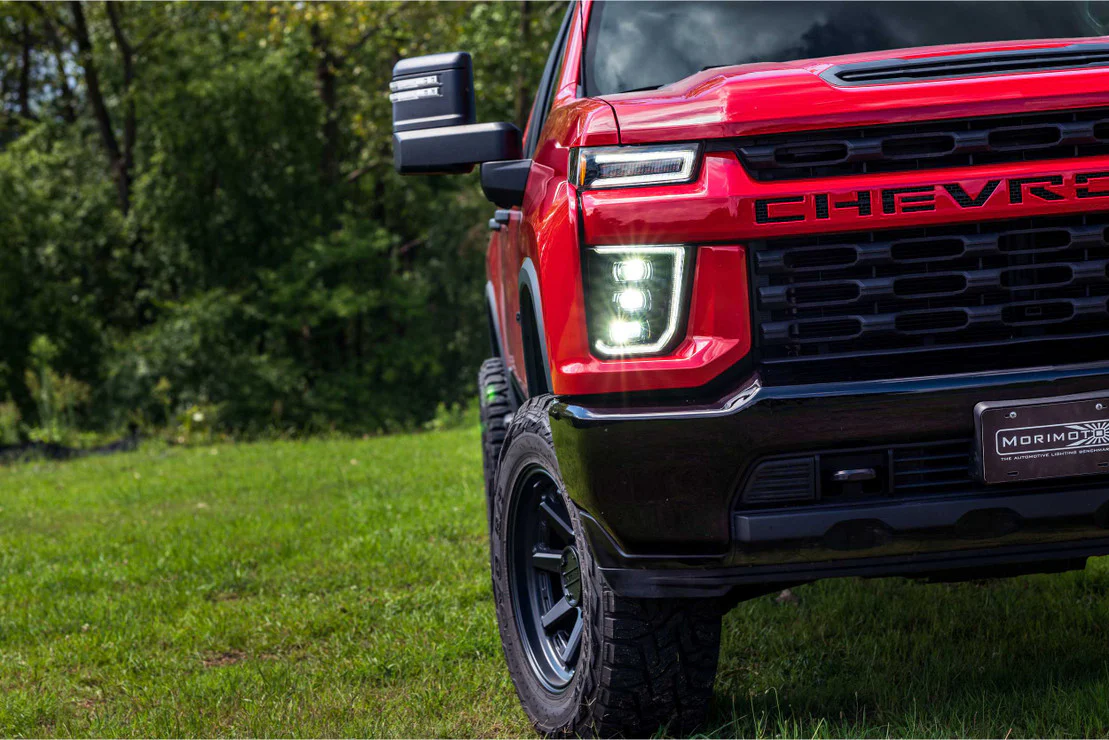 2020-2024 Chevrolet Silverado 2500 3500 HD LED DRL Projector Replacement Headlights - Image 3