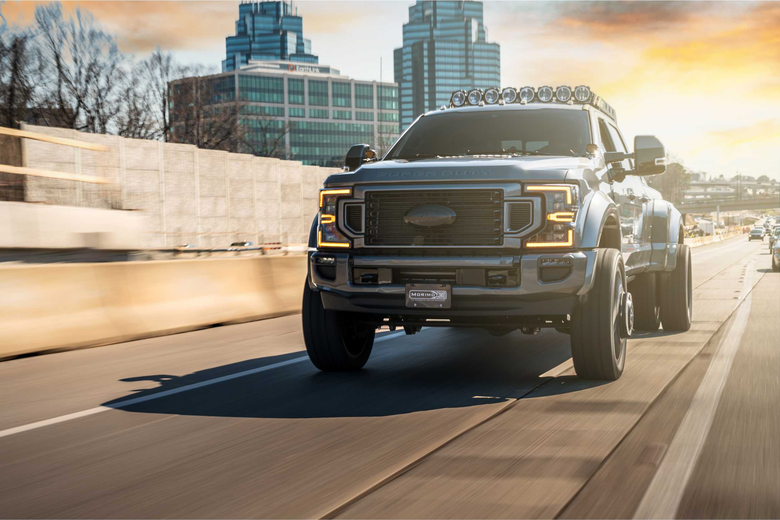 2020-2022 Ford Super Duty F250/F350 Amber LED DRL Projector Headlights - Image 5