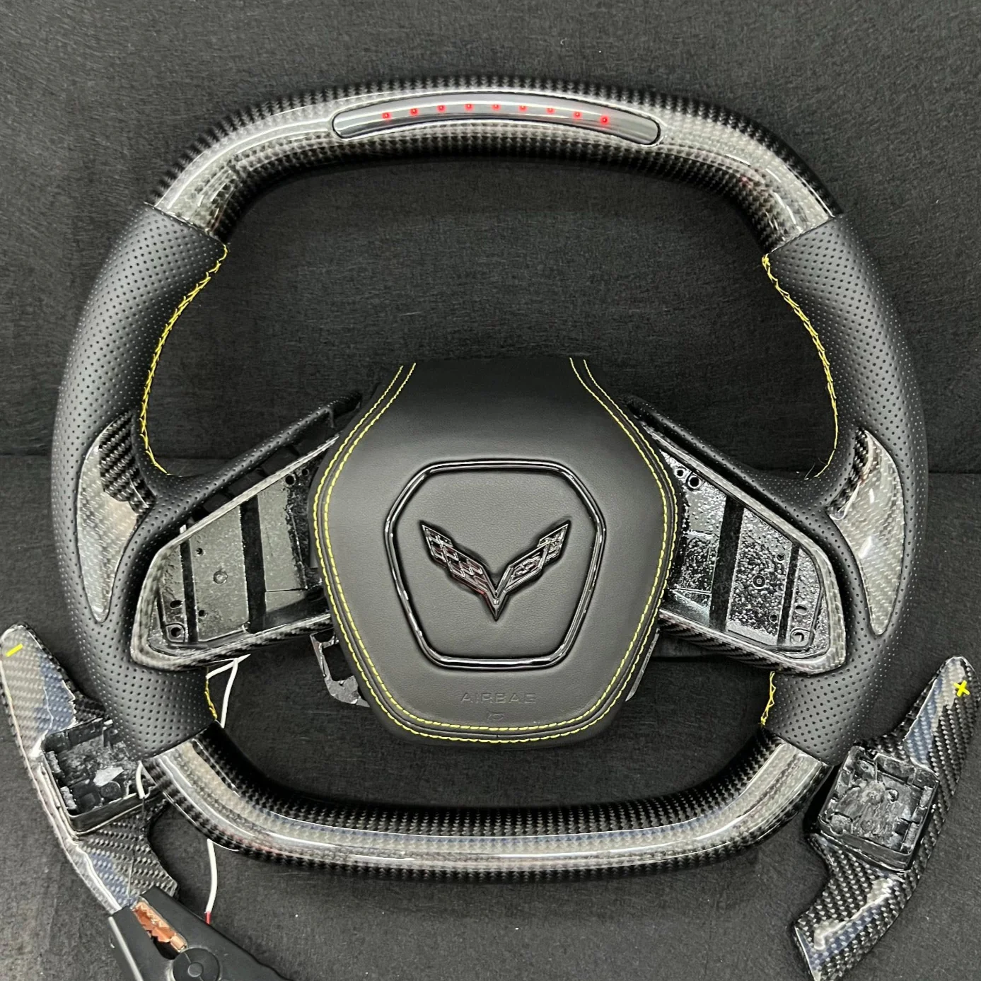 2020-2026+ Chevrolet C8 Corvette Custom Carbon Fiber Steering Wheel - Image 32
