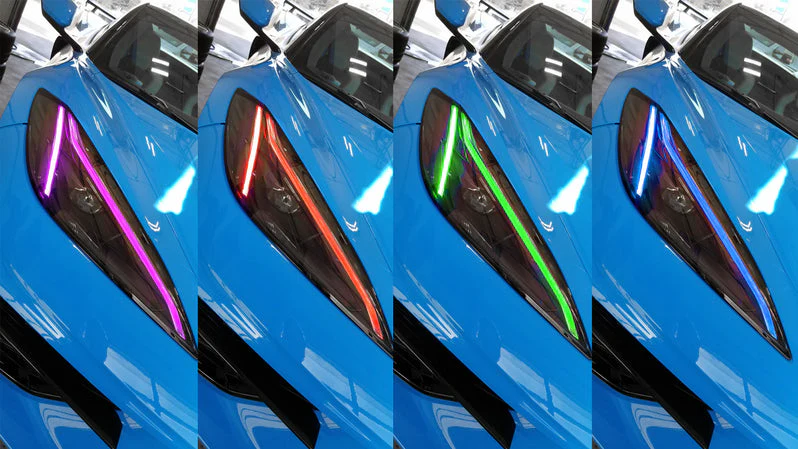 2020-2026+ Chevy C8 Corvette RGBW +A LED DRL Boards Kit - Image 16