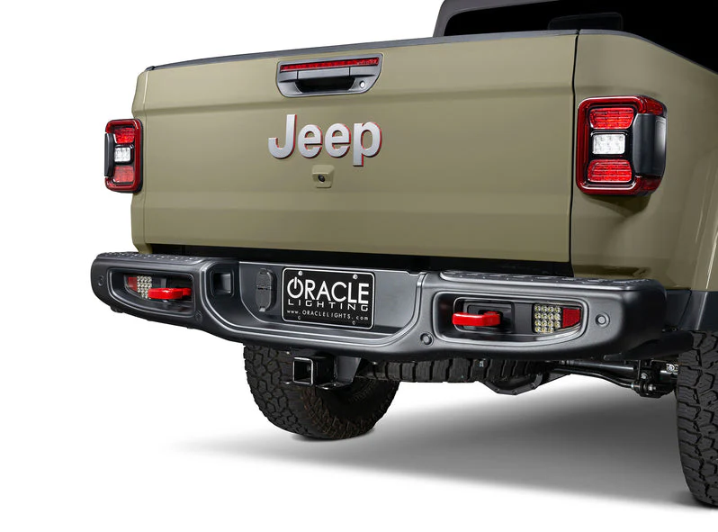 2020-2026+ Jeep Gladiator JT Red Smoked LED Flush Mount Tail Lights - Image 29
