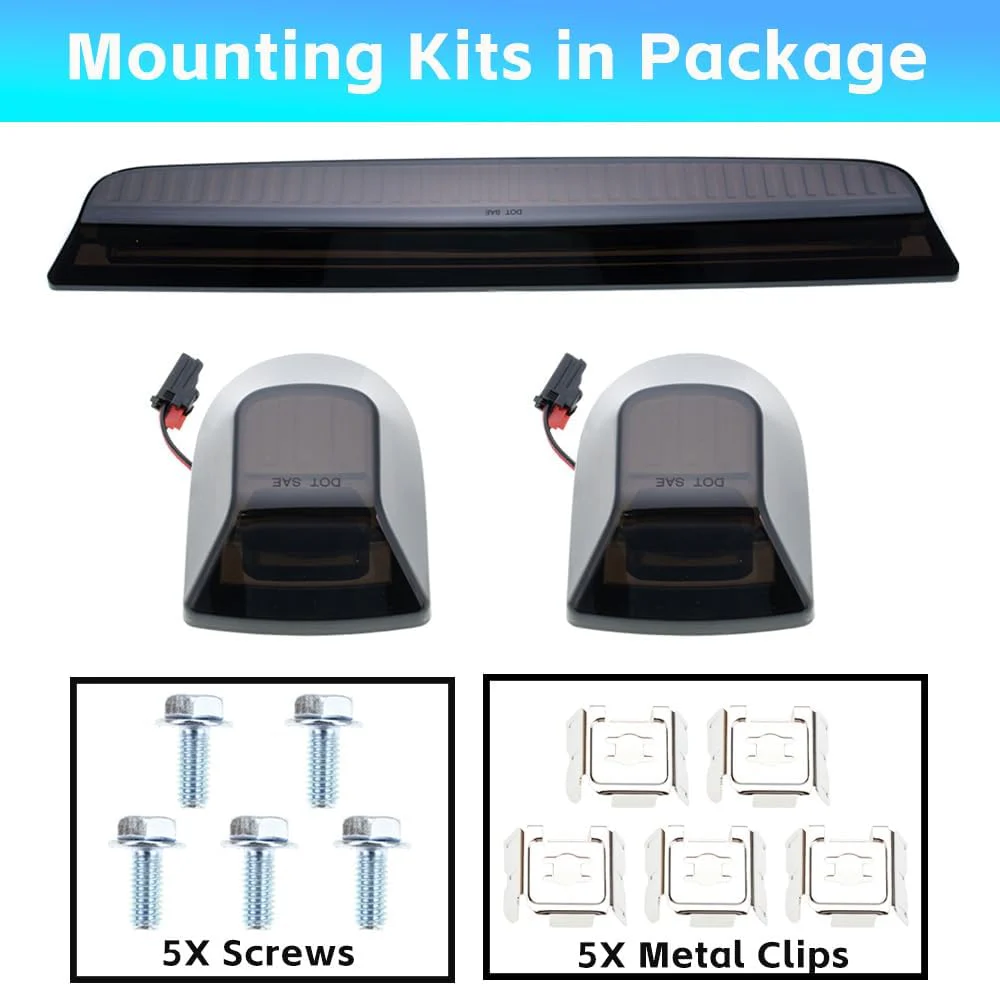 2020-2026+ GMC Chevy Sierra Silverado Smoked Switchback LED Mirror Lights - Image 13