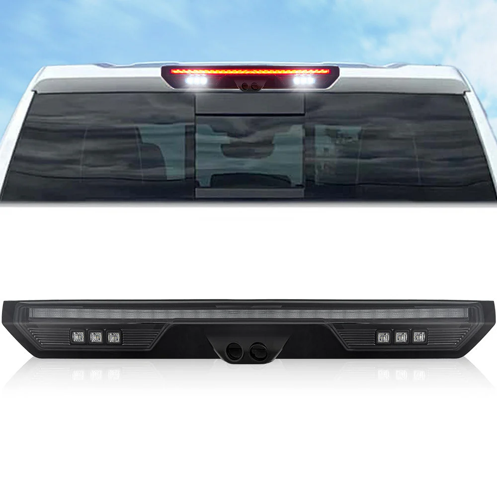 2020-2026+ GMC Chevy Sierra Silverado Smoked Switchback LED Mirror Lights - Image 9