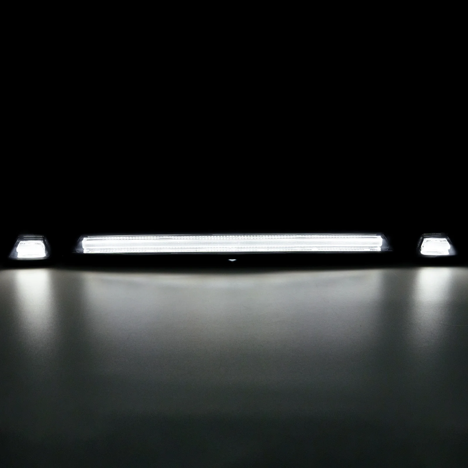 2020-2026+ GMC Chevy HD Smoked White Amber LED Roof Cab Lights - Image 11