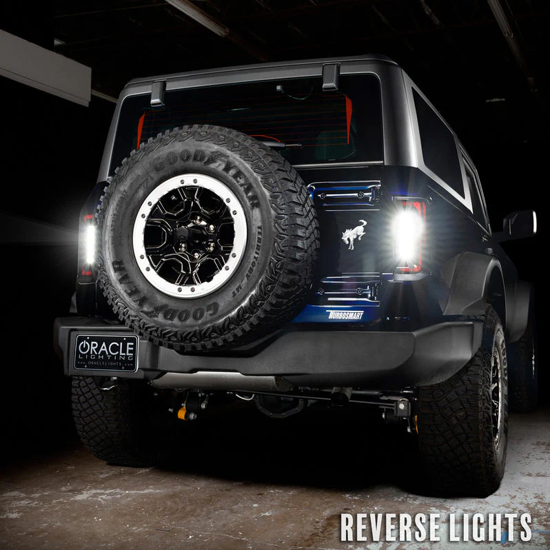 2021-2026+ Ford Bronco Red Smoked LED Flush Mount Tail Lights - Image 12