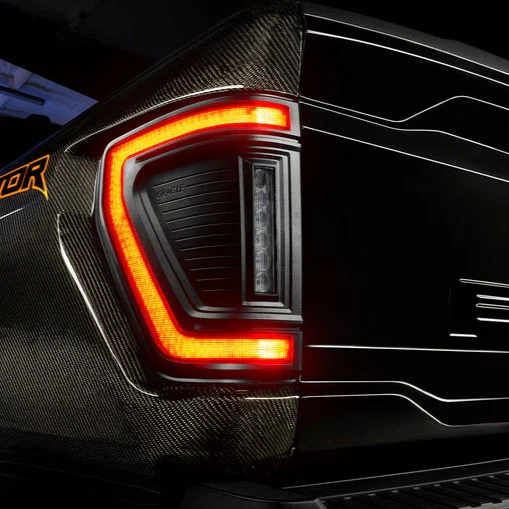 2021-2026+ Ford F150 & Raptor Red Smoked LED Flush Mount Tail Lights