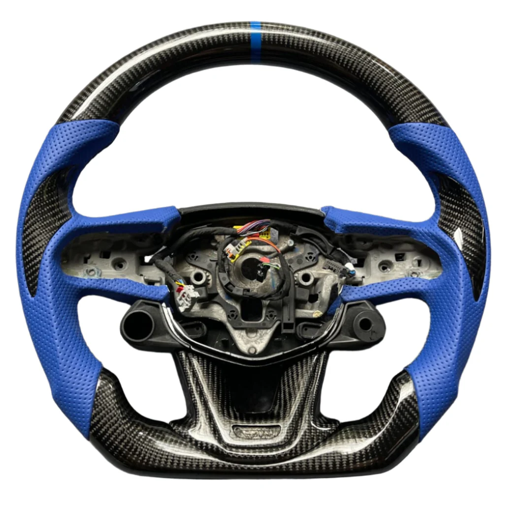 2020-2026+ Cadillac CT4/CT5 Blackwing Carbon Fiber LED Steering Wheel - Image 8