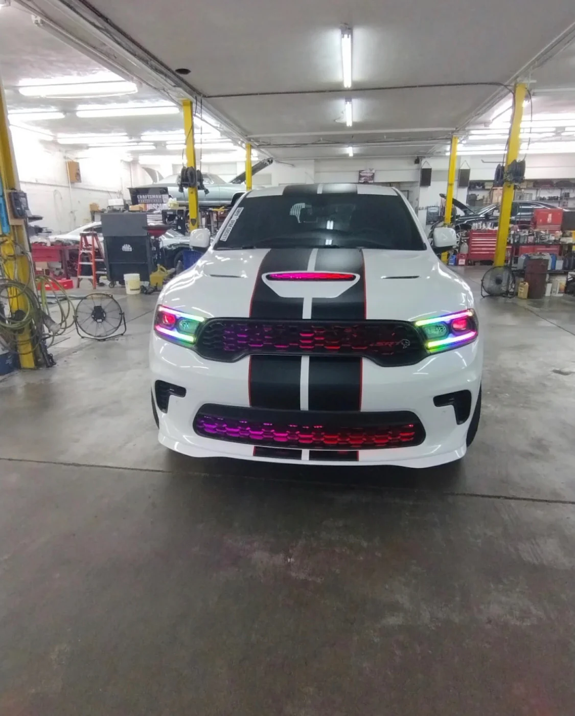 2021-2024 Dodge Durango RGBW Flow Series LED DRL Board Tube Kit - Image 33