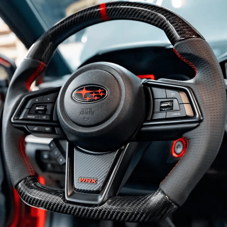 2022-2026 Subaru WRX Custom Carbon Fiber Steering Wheel - Image 2