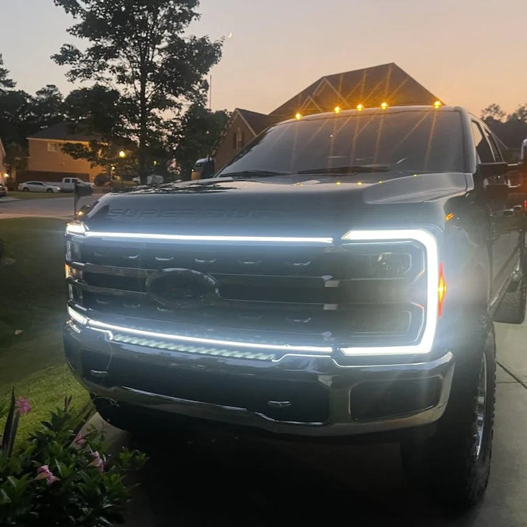 2023-2026+ Ford Super Duty F250 F350 LED Grill Accent Lights Bar Kit - Image 22
