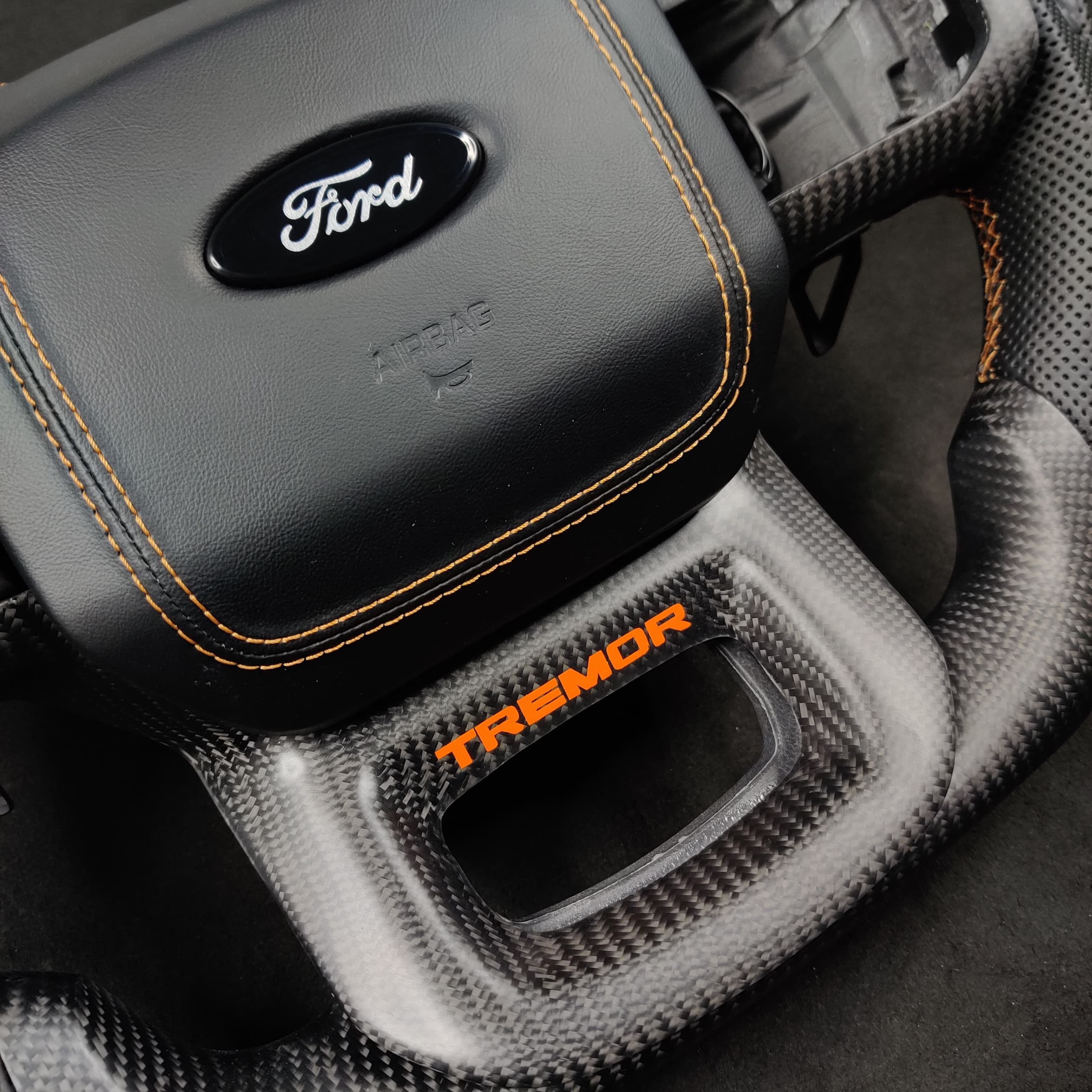 2023-2026+ Ford Super Duty F250 Custom Carbon Fiber Steering Wheel - Image 28