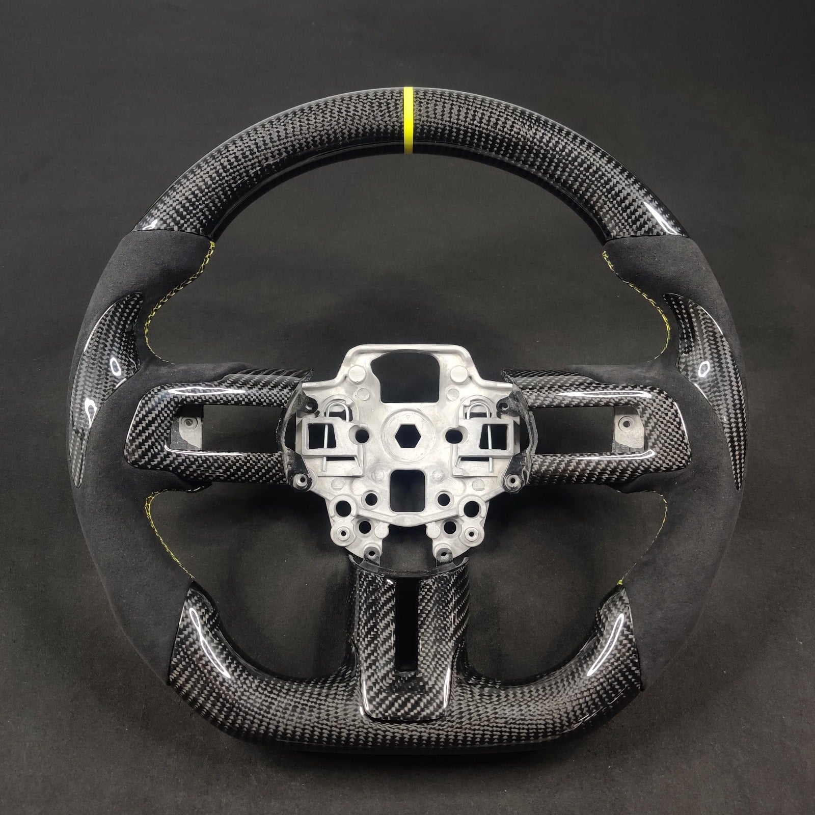 2024-2026+ Ford Mustang S650 Carbon Fiber LED Steering Wheel - Image 58