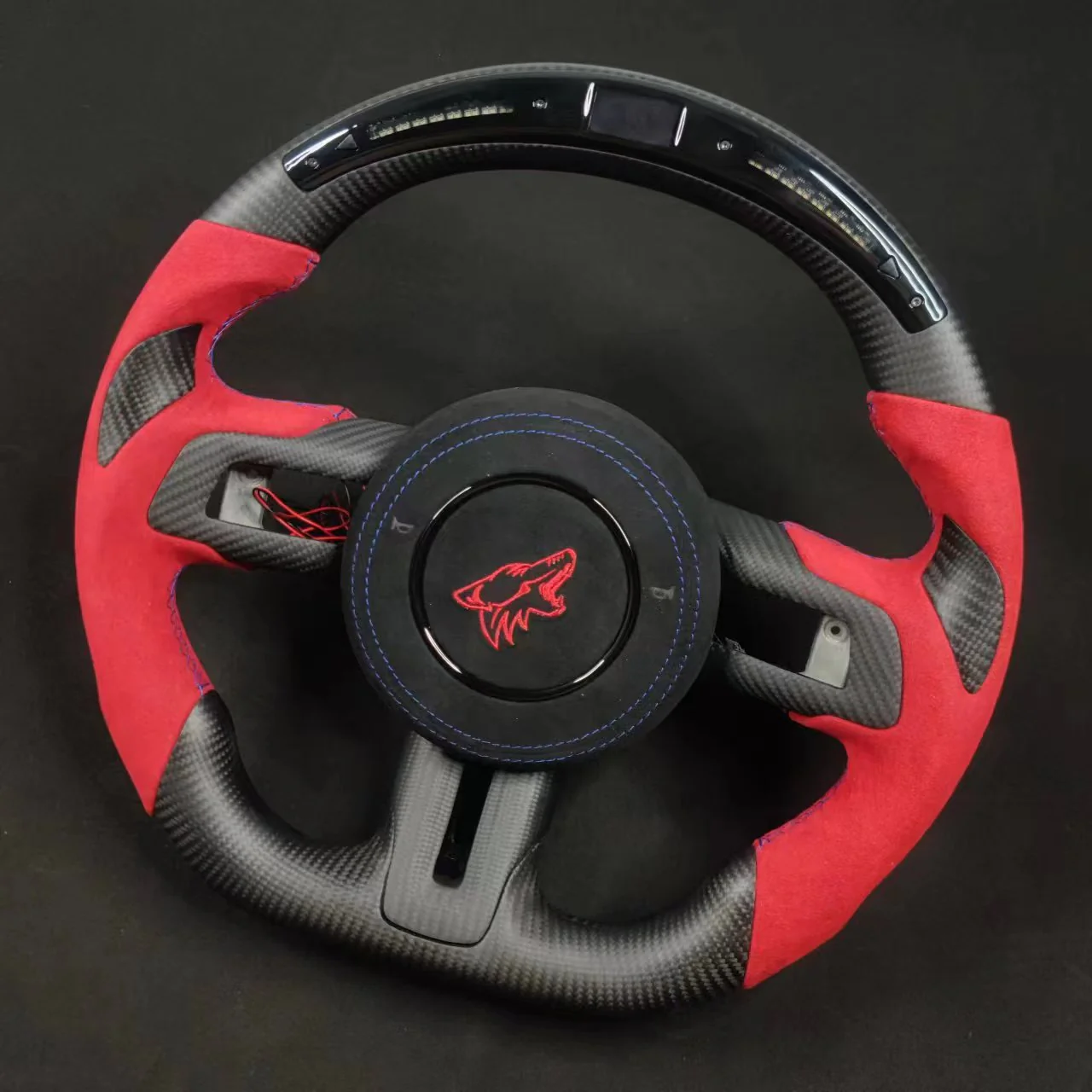 2024-2026+ Ford Mustang S650 Carbon Fiber LED Steering Wheel - Image 64