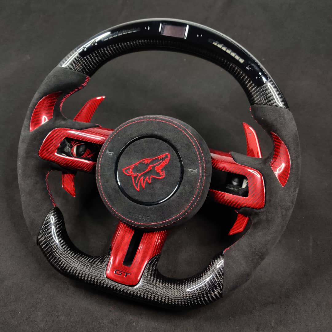 2024-2026+ Ford Mustang S650 Carbon Fiber LED Steering Wheel - Image 67