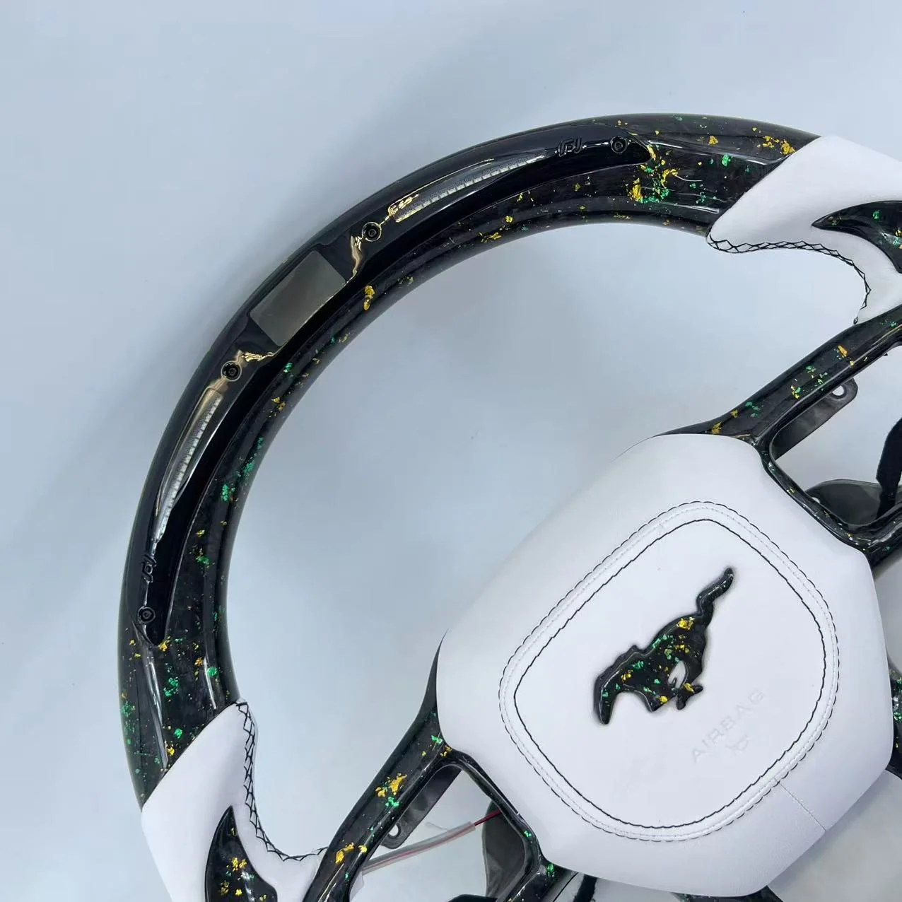2024-2026+ Ford Mustang S650 Carbon Fiber LED Steering Wheel - Image 9