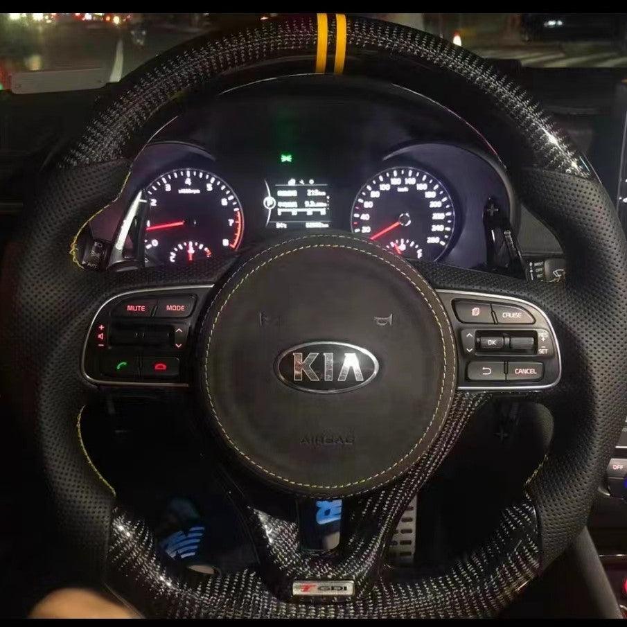 2016-2020 Kia Optima Custom Carbon Fiber LED Steering Wheel - Image 2