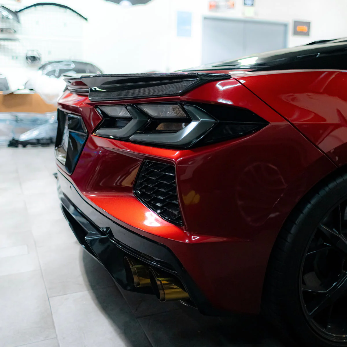 2020-2026+ C8 Corvette Smoked Euro Style LED Tail Lights - Image 12