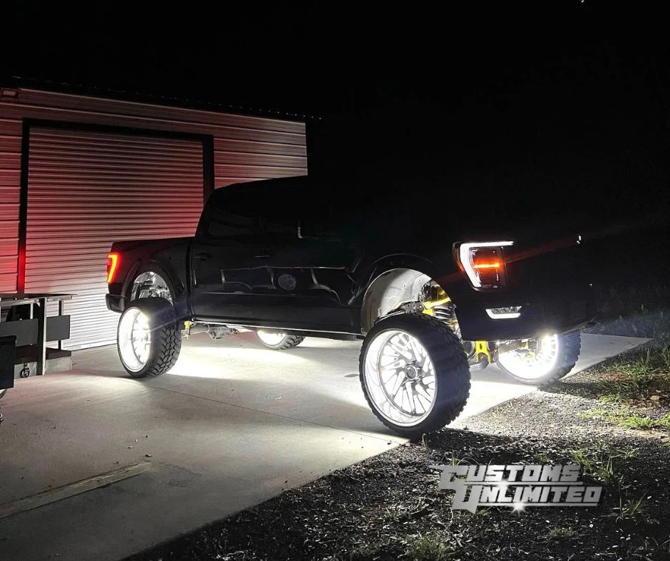 5 ROW Pure White LED Wheel Ring Lights Kit - Image 6