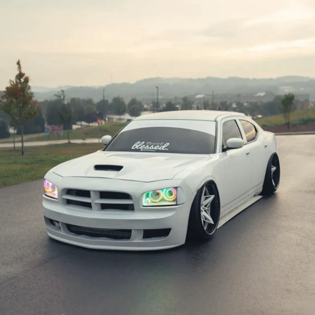 2005-2010 Dodge Charger RGBW Flow Series LED Halo Kit - Image 6