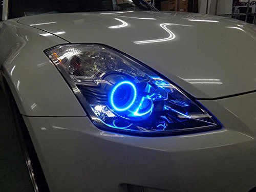 2003-2009 Nissan 350z RGBW Flow Series LED Halo DRL Kit - Image 4