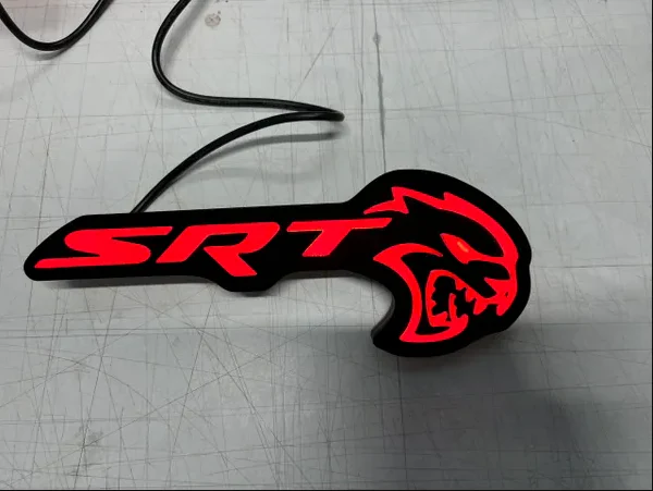 2015-2023 SRT Hellcat RGBW Flow Series LED Badge Emblem Logo - Image 13