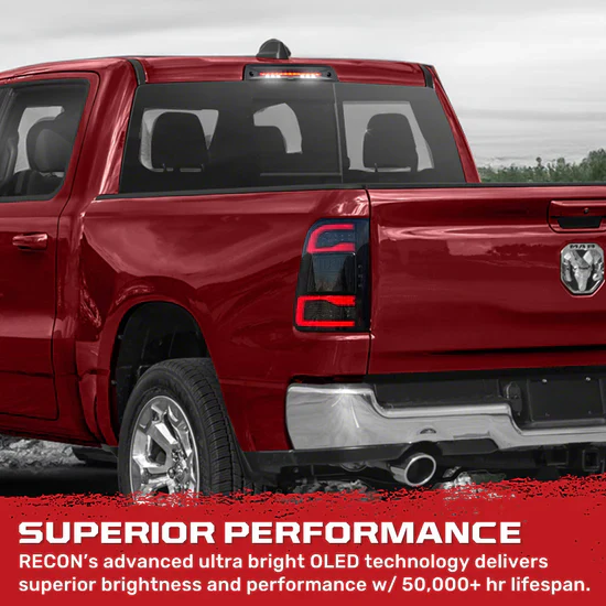2019-2026 RAM 1500 Smoked Clear LED 3rd Brake Light - Image 13