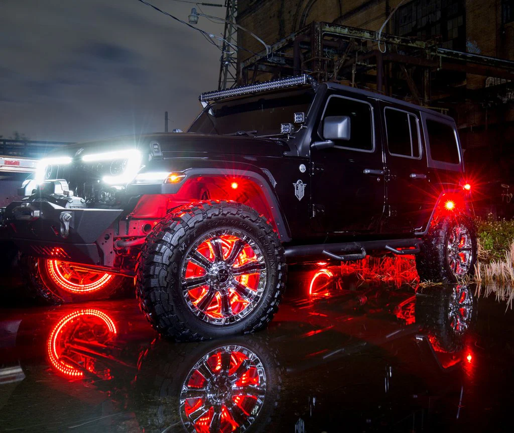 Flow Series Chasing LED Wheel Rings Lights Kit - Image 12