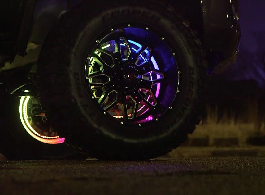 Flow Series Chasing LED Wheel Rings Lights Kit - Image 23