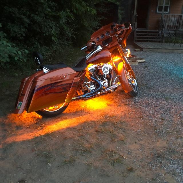 Motorcycle Cruiser Flow Series LED Underbody 13-Piece Lighting Kit - Image 13