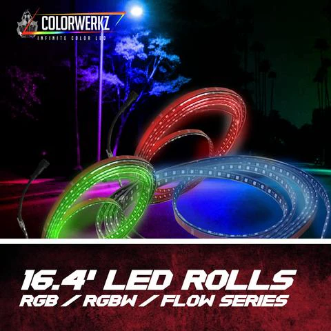 16.4' LED Strip Rolls (White, RGB, RGBW, Flow Series) - Image 9