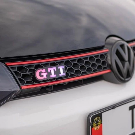 2004-2020 Volkswagen Golf GTI RGBW Flow Series LED Badge Emblem - Lit Logos - Image 3