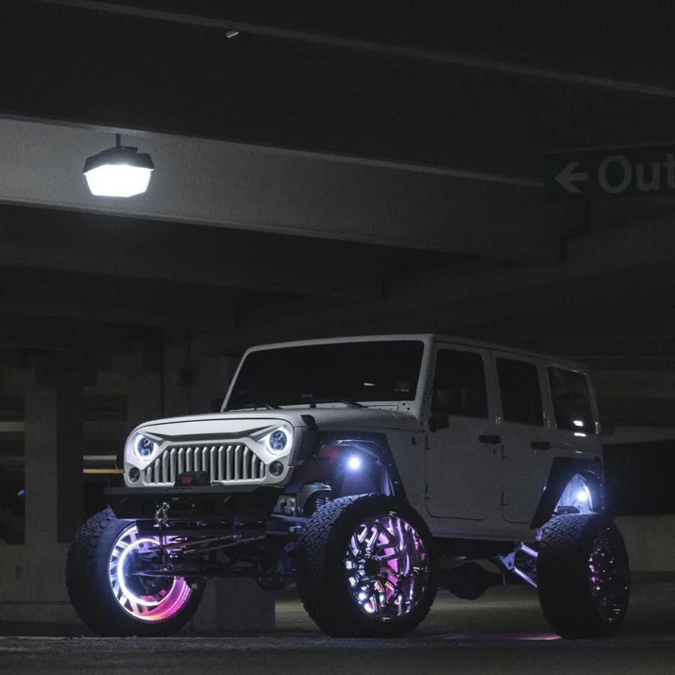 Hyper Pro Series 36W Pure White LED Rock Lights Pod Kit (3100 Lm) - Image 14