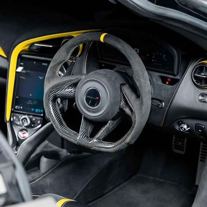 Mclaren 720S 765LT Custom Carbon Fiber Steering Wheel - Image 3