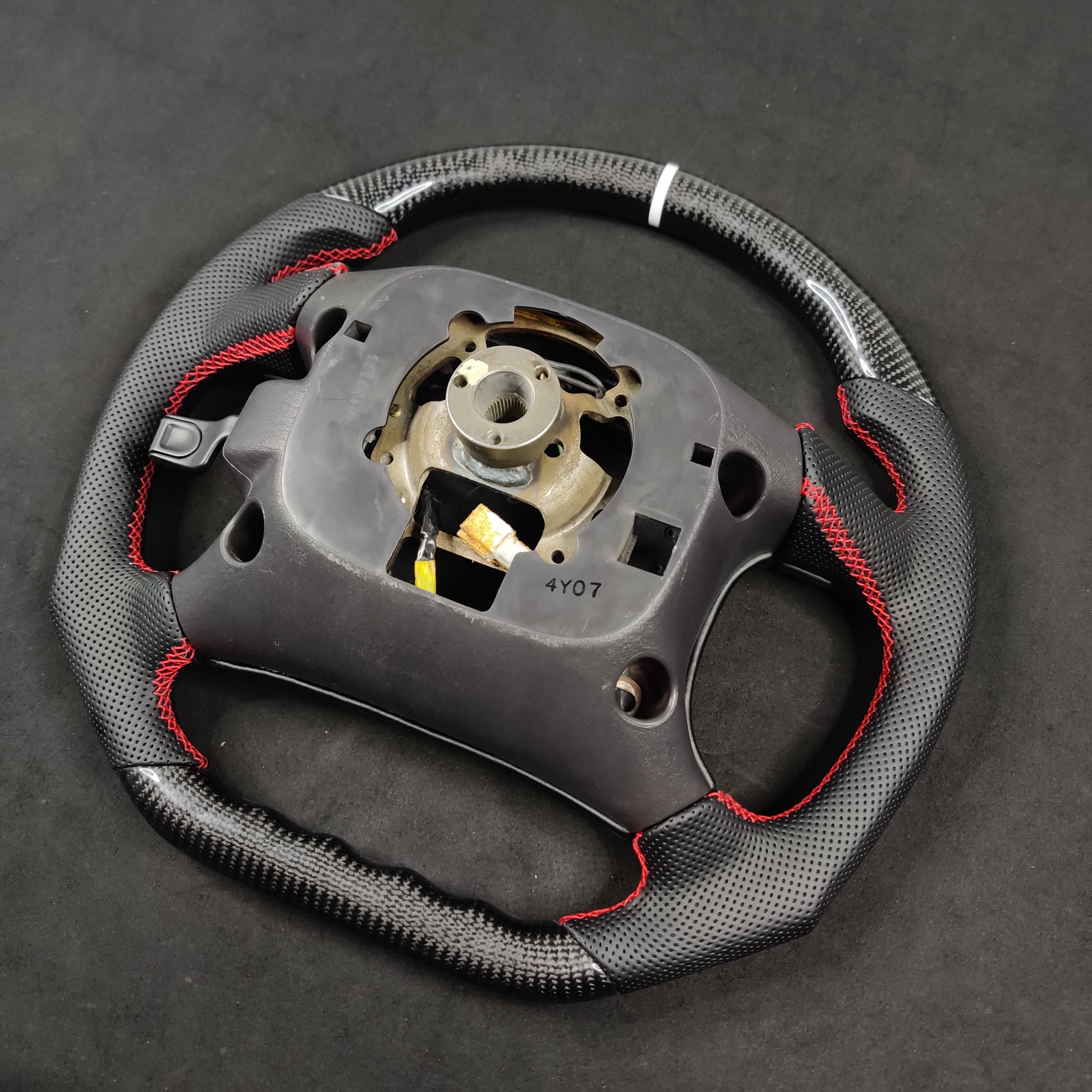 Mitsubishi 3000GT GTO Custom Carbon Fiber Steering Wheel - Image 9
