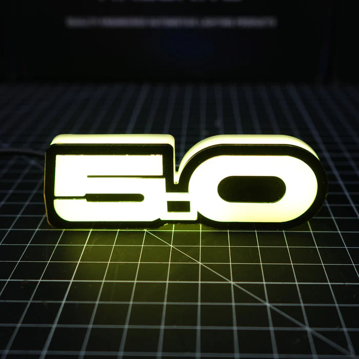 Mustang GT 5.0 RGB Flow Series LED Badge Emblem Logo - Image 10