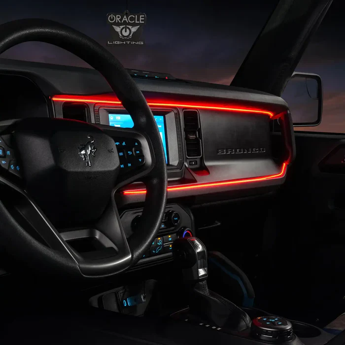 Ford Bronco Dynamic ColorSHIFT LED Interior Dash Board Kit - Image 2