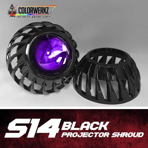Projector Shrouds (Black/Chrome)