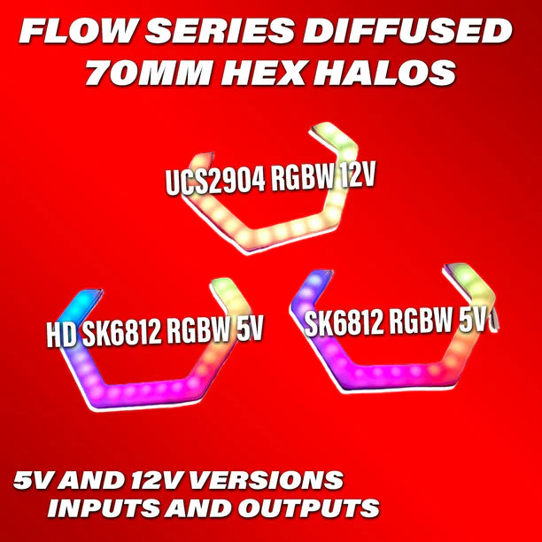 Flow Series RGBW LED Hex Halos - Image 7