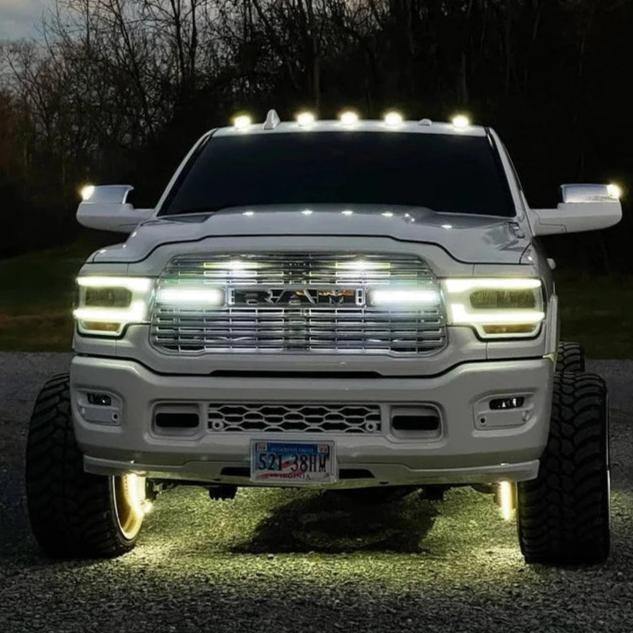 6"-22" V2 ANIMATED SWITCHBACK White/Amber LED DRL Grill Accent Lights Bar Kit - Image 6