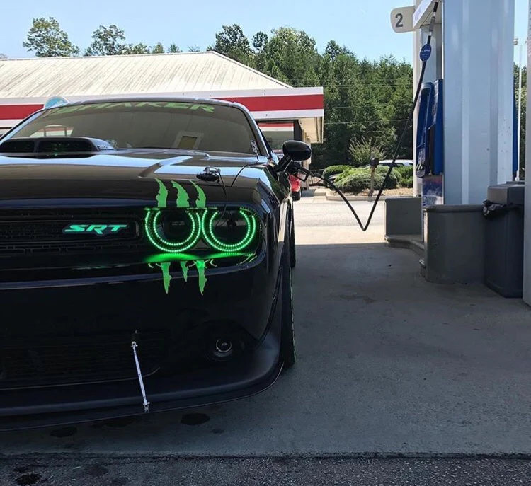 2008-2014 Dodge Challenger WATERPROOF RGBW Color-Chasing Exterior LED Easy Install Halo Kit (Flow Series) - Image 4